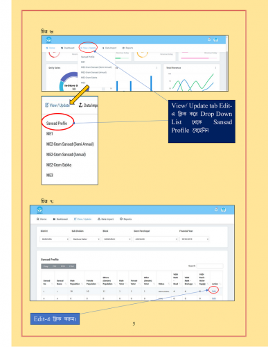 WBIMS USER MANUAL - GRAM SANSAD PROFILE CREATION 4
